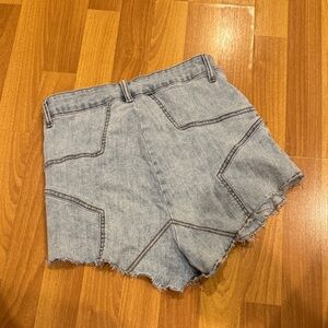 Denim Star Shorts